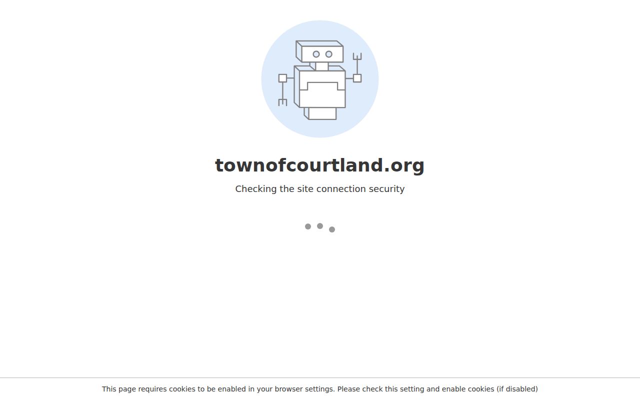 Courtland town hall contact page for municipal court routing